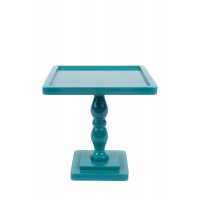 Suporte Quadrado Turquesa Laca  G Suporte Quadrado Turquesa Laca  G